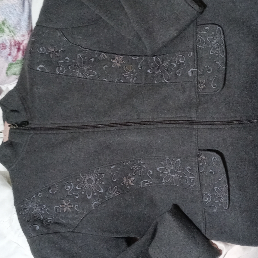Artisans medium zip front jacket